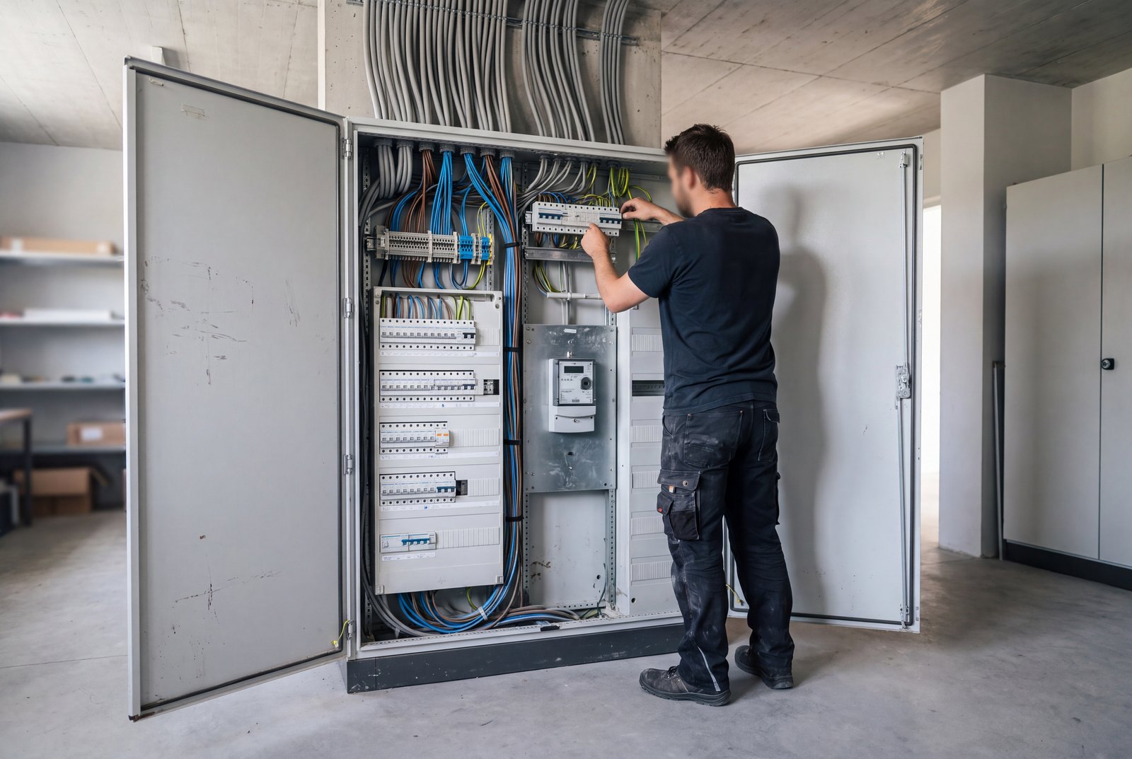 Elektroinstallation in einem Gewerbeobjekt – Erdmann GmbH Wittenberge