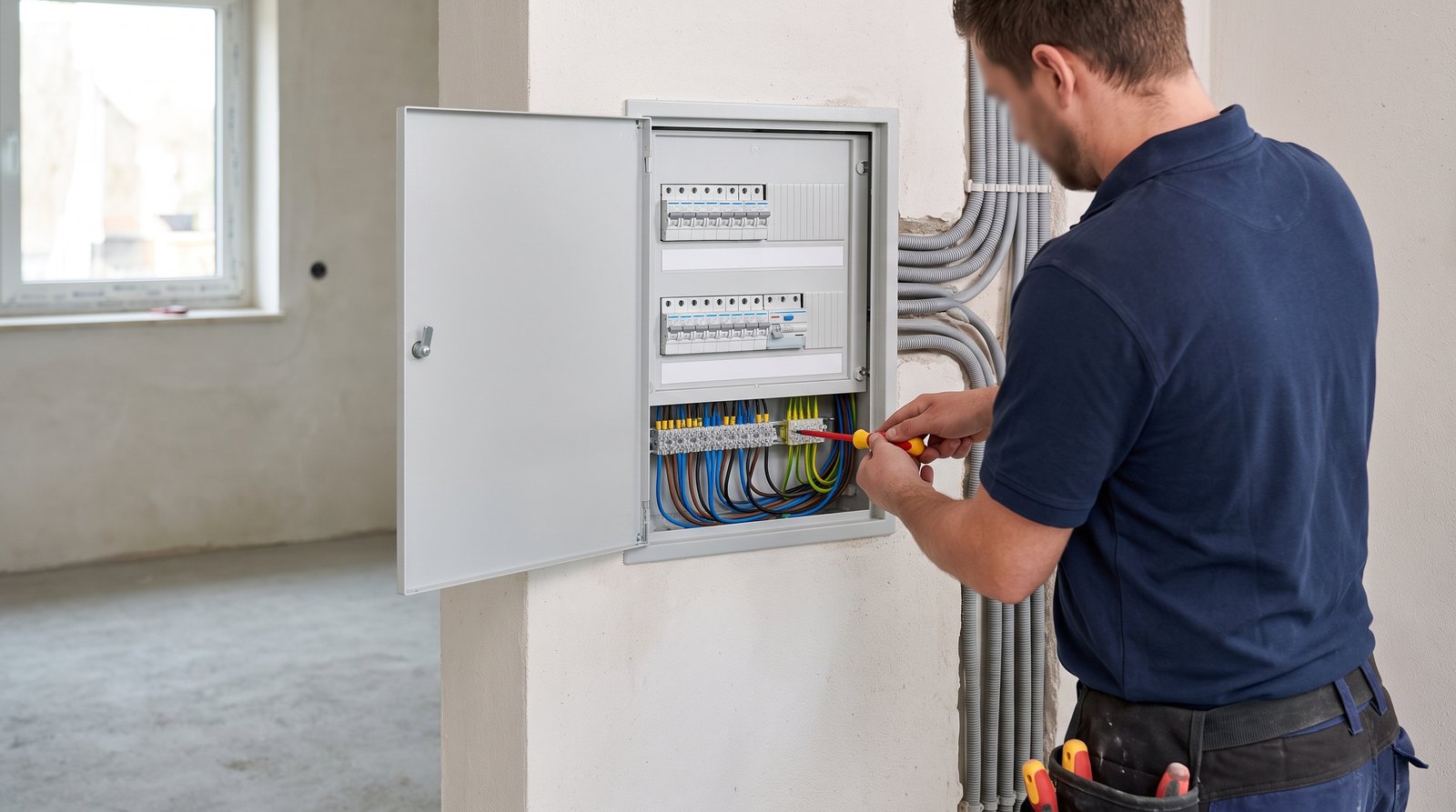 Verteilerbau durch den Elektro-Meisterbetrieb Erdmann in Wittenberge
