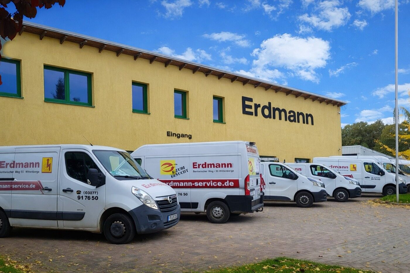 Firmensitz der Erdmann GmbH, Bentwischer Weg 55 in Wittenberge