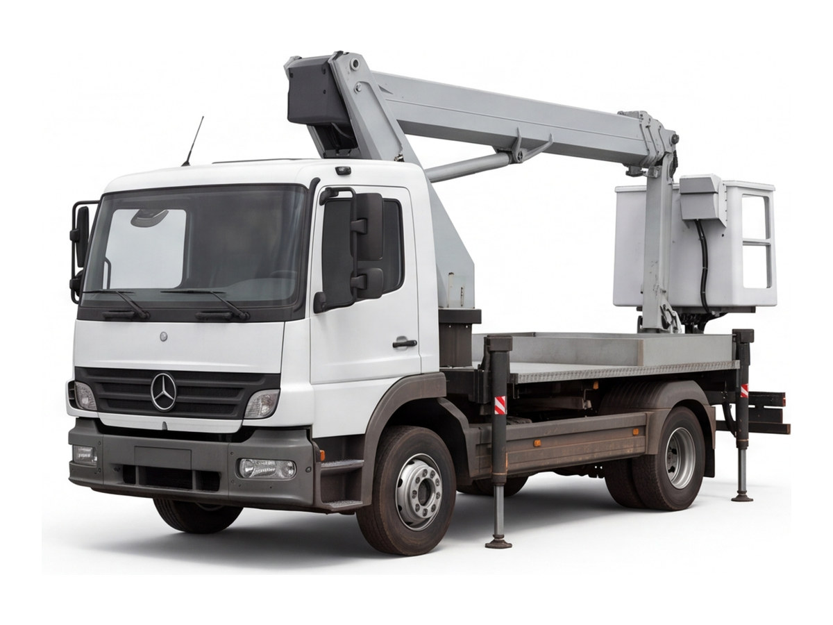 LKW-Arbeitsbühne 23 m (7,5 t) mieten – Erdmann Vermietung, Prignitz