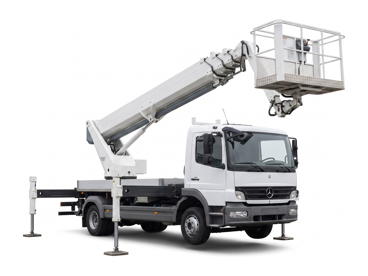 LKW-Arbeitsbühne 30 m (7,5 t) mieten – Erdmann Vermietung, Prignitz
